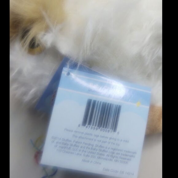 Baby Stuffies Champ Soft Puppy Dog Zipper Secret Pockets w Friend Bracelets (C2) - Picture 6 of 8